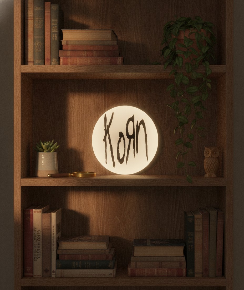 Korn LED-Leuchtschild Wanddeko Musik-Deko Geschenk - Mockup