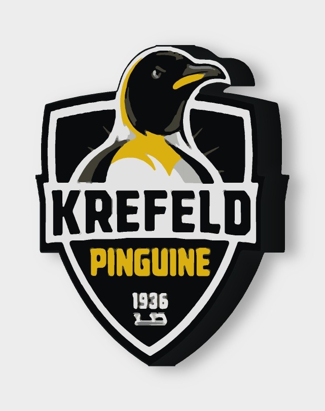 Krefeld Pinguine LED-Leuchtschild ausgeschaltet