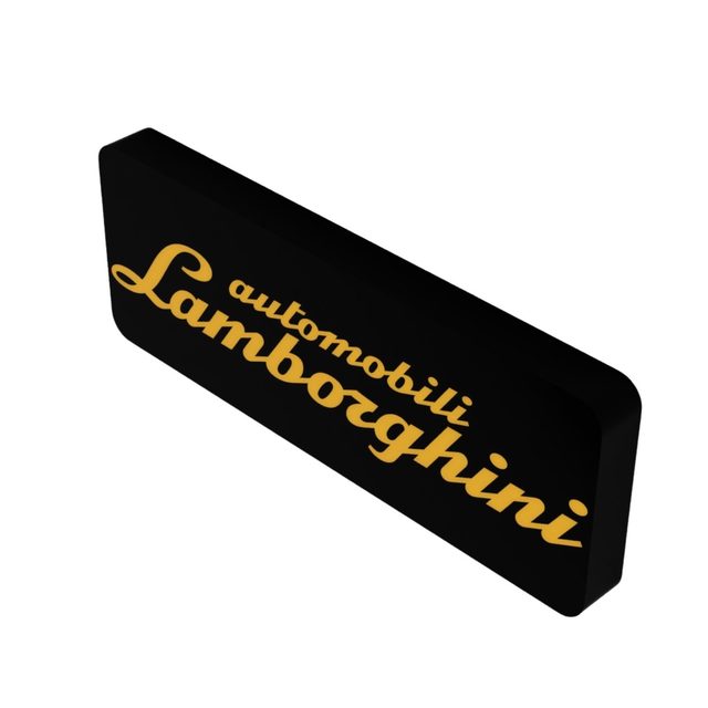 Lamborghini LED-Leuchtschild Wanddeko Autodeko Geschenk