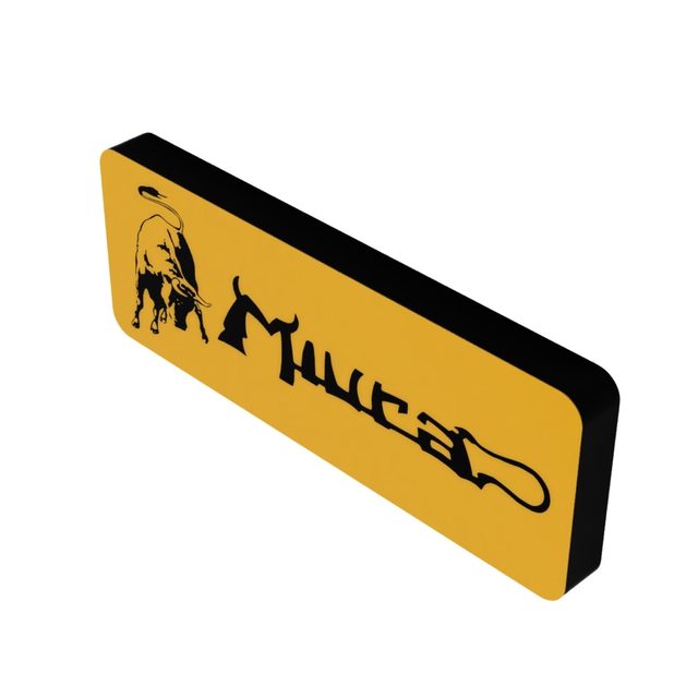 Lamborghini Miura LED-Leuchtschild Wanddeko Autodeko Geschenk