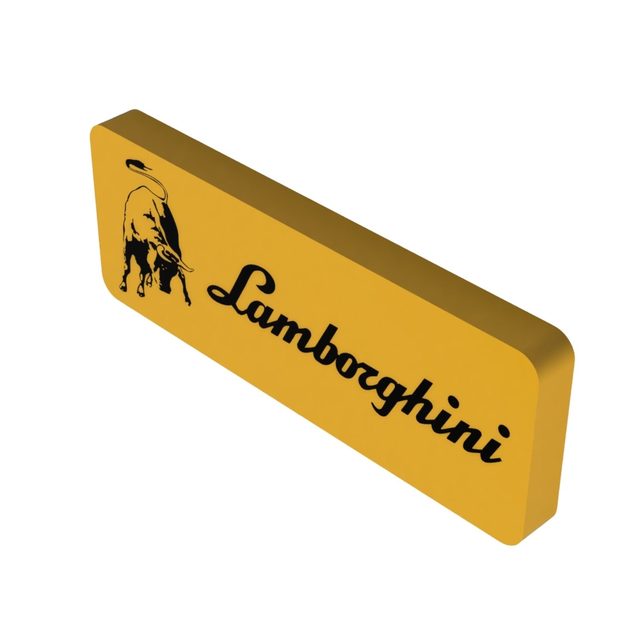 Lamborghini Stier LED-Leuchtschild Wanddeko Autodeko Geschenk