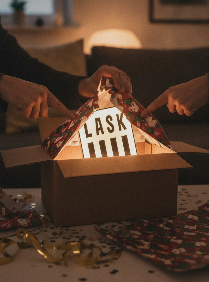 LASK LED-Leuchtschild Wanddeko Fandeko Geschenk - Mockup