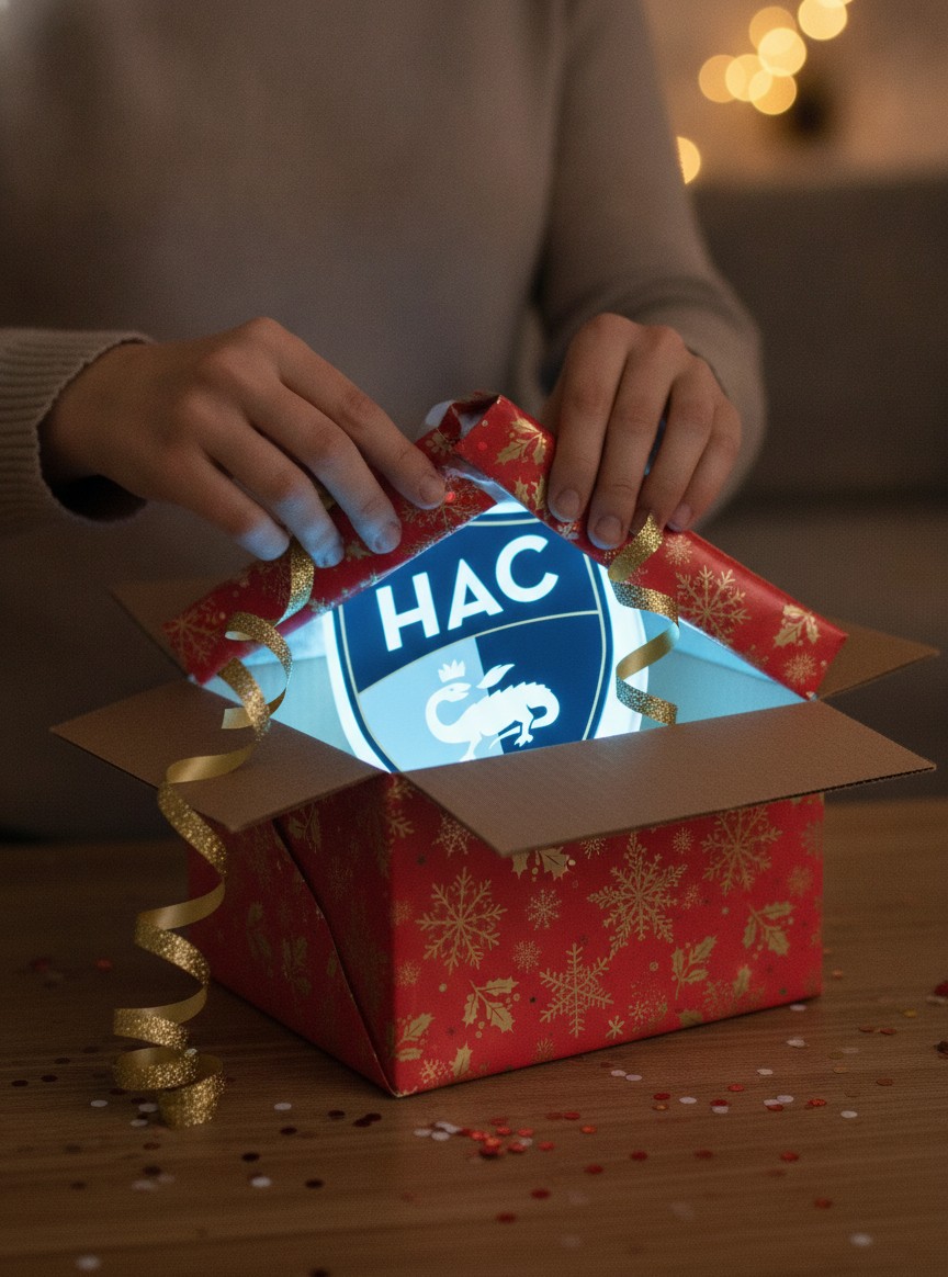 Le Havre AC LED-Leuchtschild Wanddeko Fandeko Geschenk - Mockup