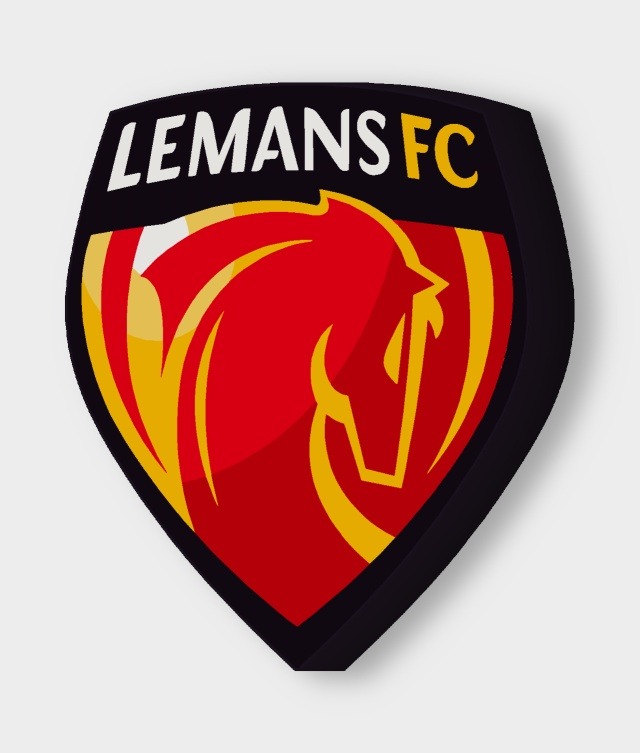 Le Mans FC LED-Leuchtschild ausgeschaltet
