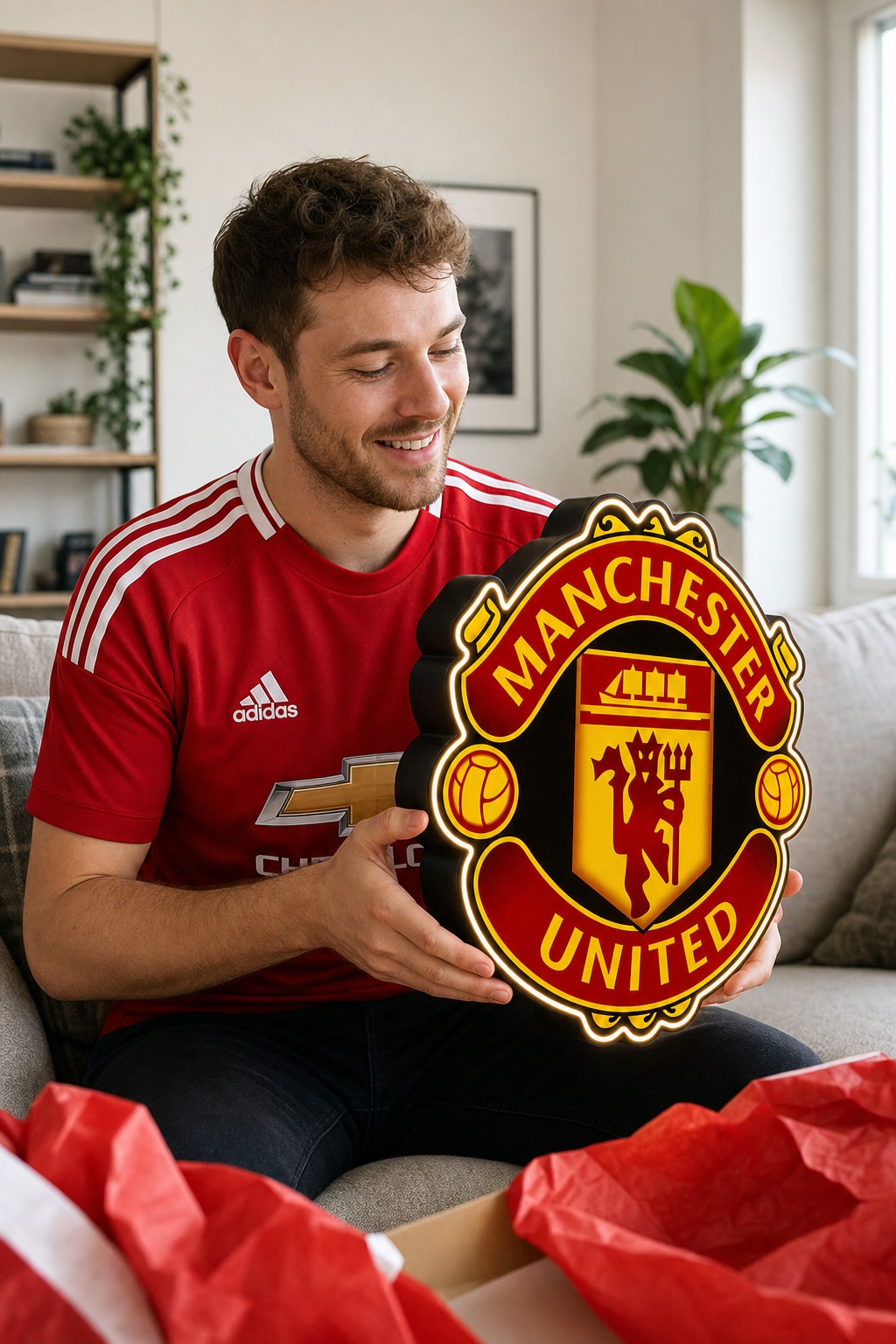 Manchester United LED als Geschenk