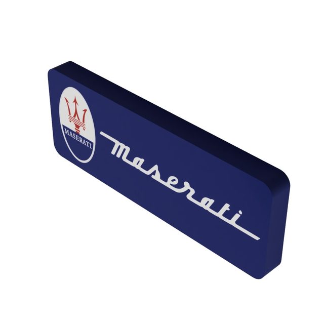 Maserati LED-Leuchtschild Wanddeko Autodeko Geschenk