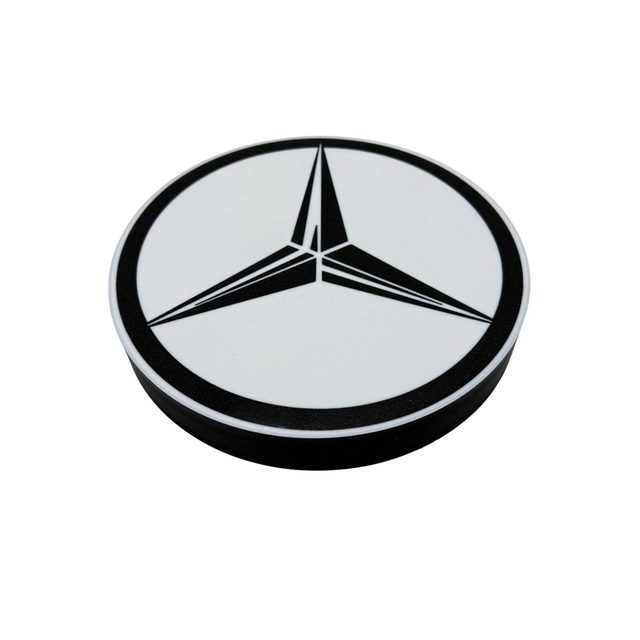 Mercedes-Benz LED-Leuchtschild Wanddeko Autodeko Geschenk