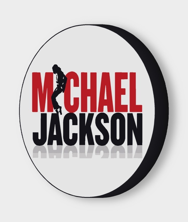 Michael Jackson LED-Leuchtschild ausgeschaltet