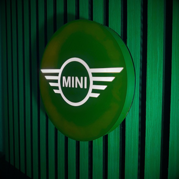 MINI LED-Leuchtschild Wanddeko Autodeko Geschenk