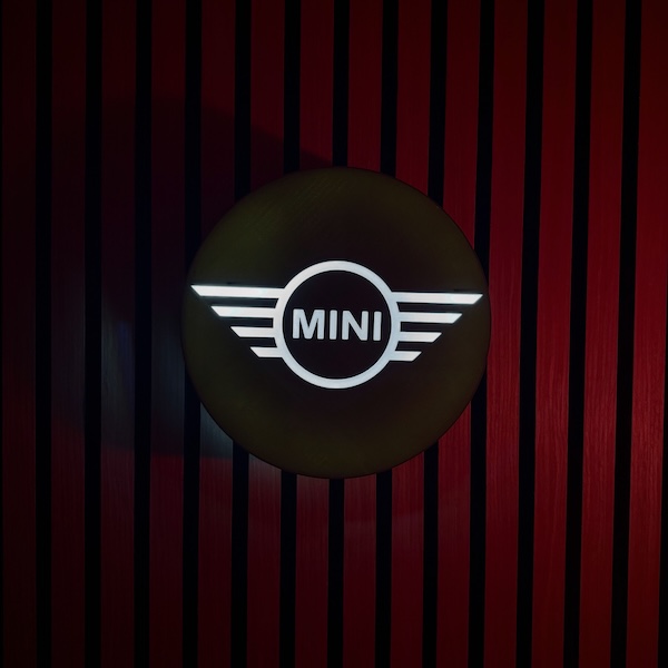 MINI LED-Leuchtschild Wanddeko Autodeko Geschenk
