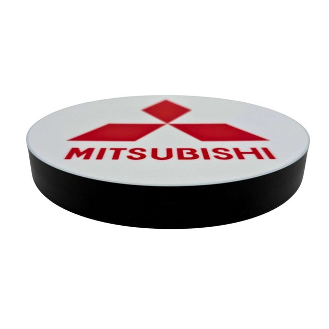 Mitsubishi LED-Leuchtschild Wanddeko Autodeko Geschenk