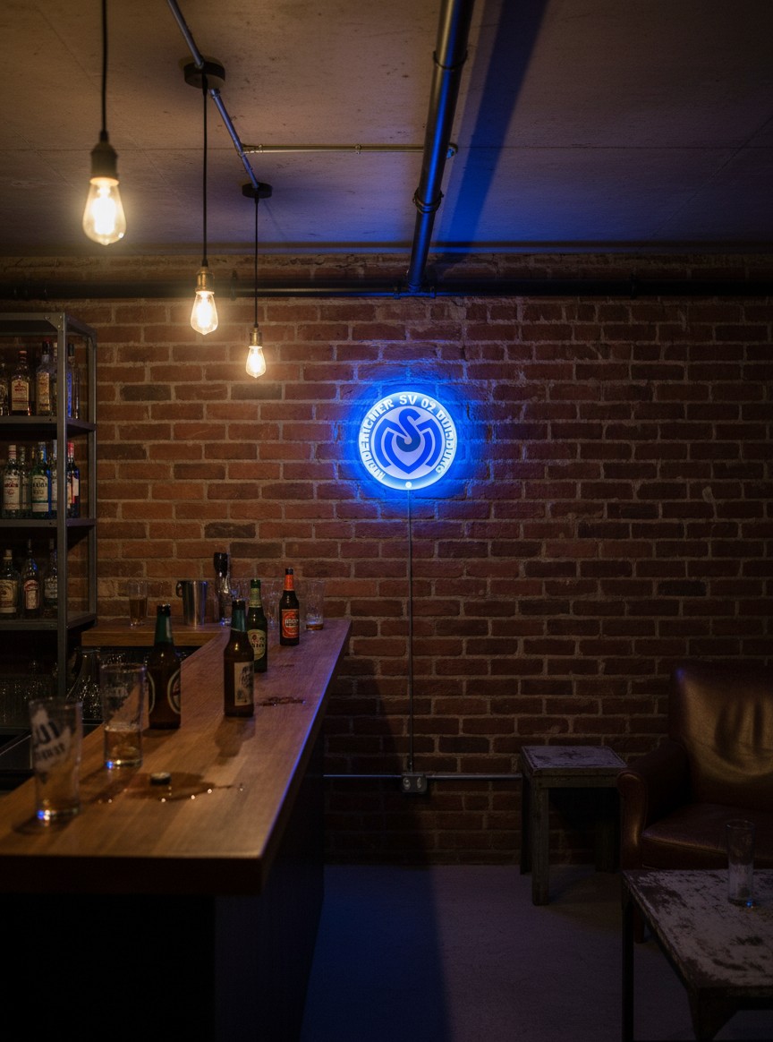 MSV Duisburg LED-Leuchtschild - Mockup