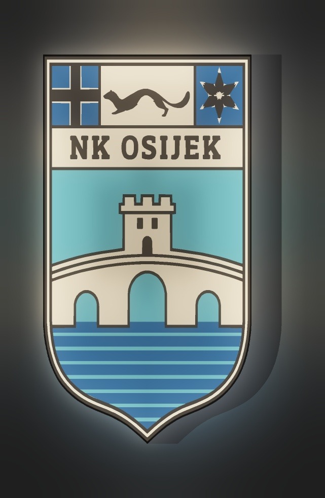 NK Osijek LED-Leuchtschild leuchtend