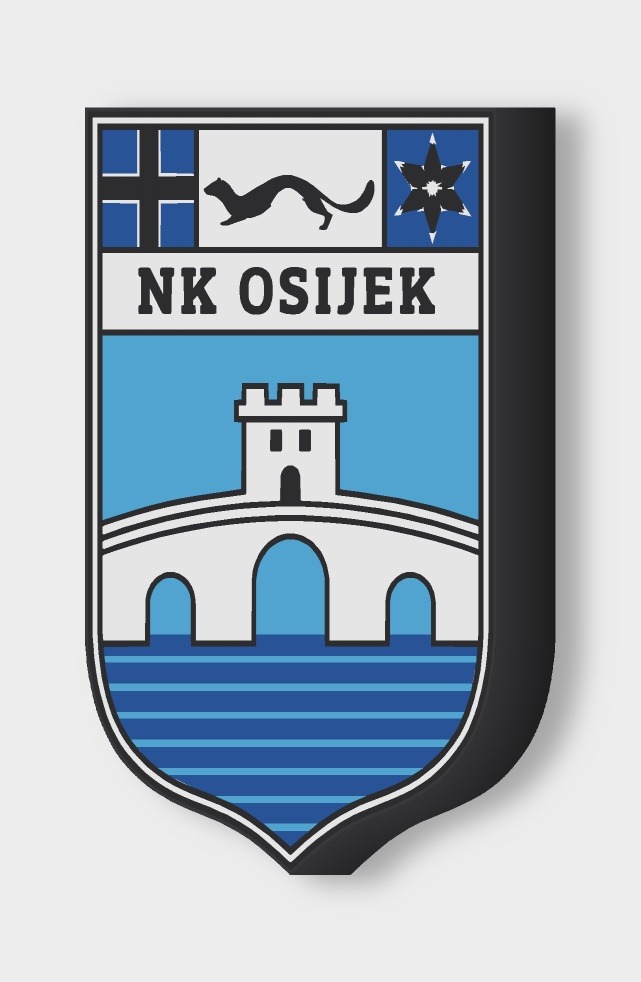 NK Osijek LED-Leuchtschild ausgeschaltet
