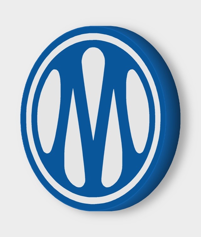 Olympique Marseille LED-Leuchtschild ausgeschaltet