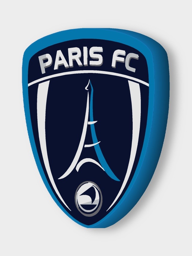 Paris FC LED-Leuchtschild ausgeschaltet