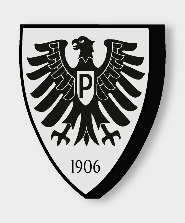 Preußen Münster LED-Leuchtschild ausgeschaltet