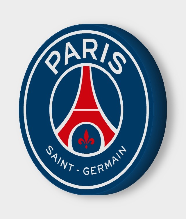 Paris Saint-Germain LED-Leuchtschild ausgeschaltet