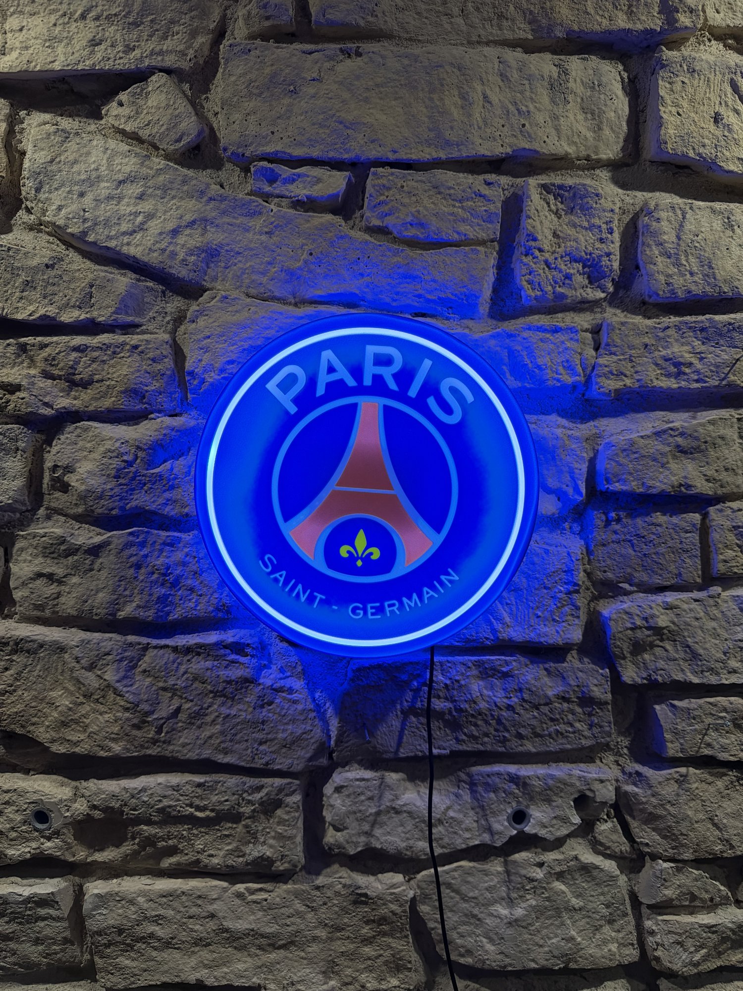 FC Paris Saint-Germain LED Leuchtschild