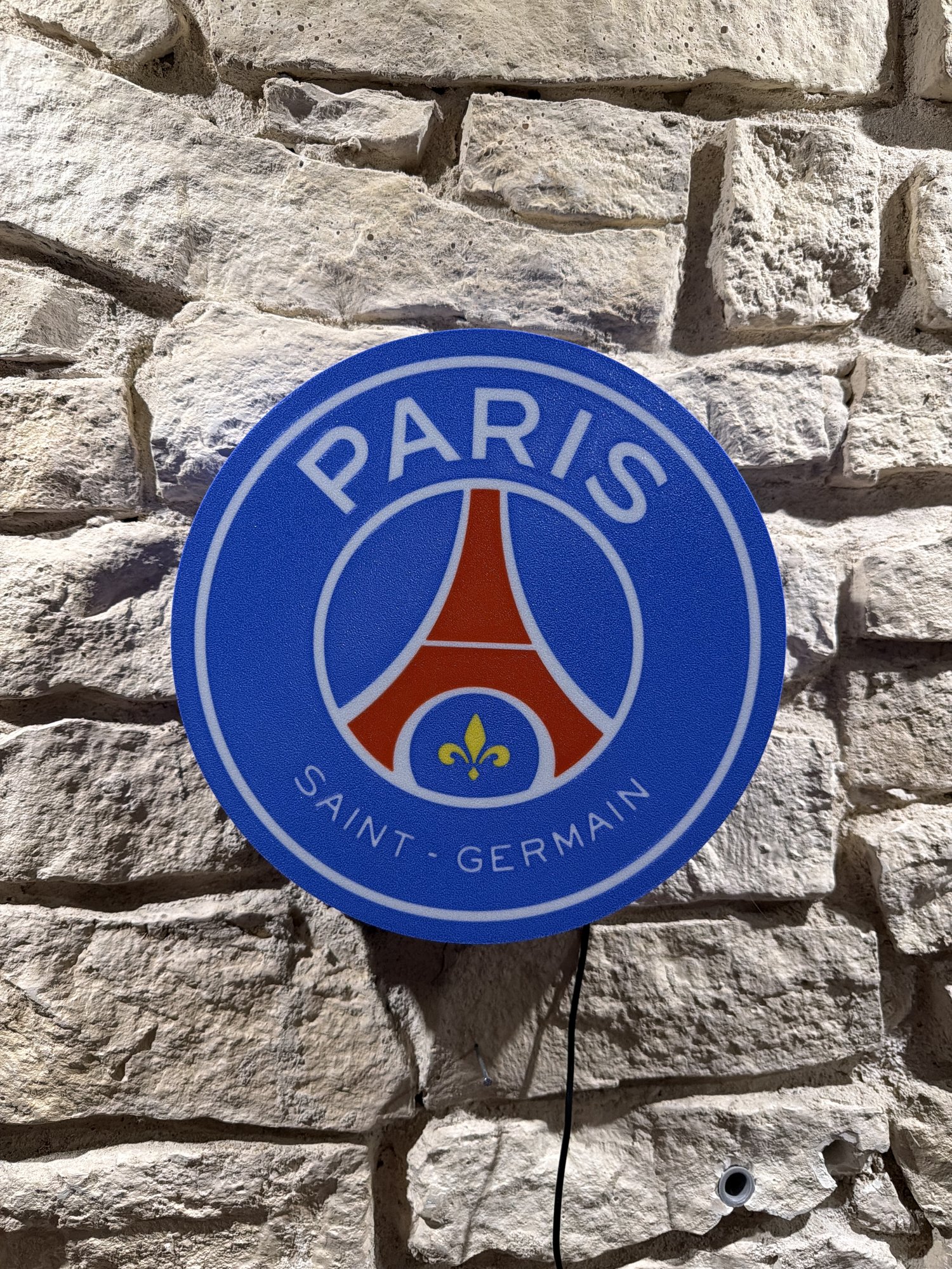 FC Paris Saint-Germain LED Leuchtschild
