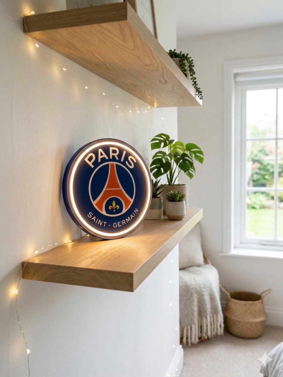 FC Paris Saint-Germain LED Leuchtschild