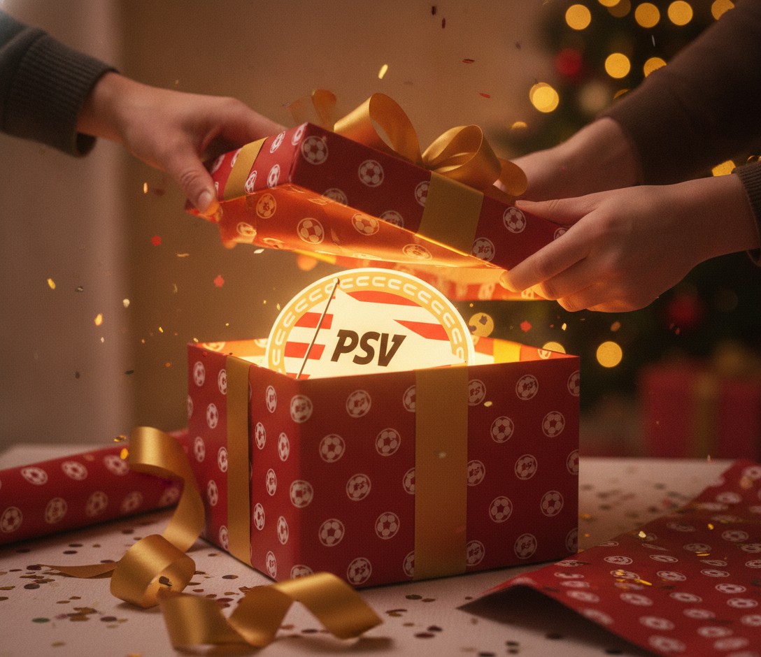 PSV Eindhoven LED-Leuchtschild Wanddeko Fandeko Geschenk - Mockup