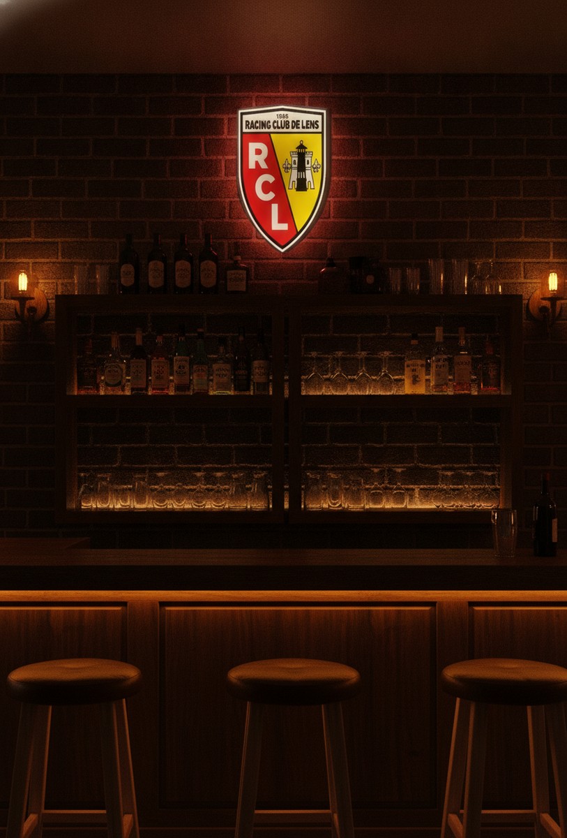 RC Lens LED-Leuchtschild Wanddeko Fandeko Geschenk - Mockup