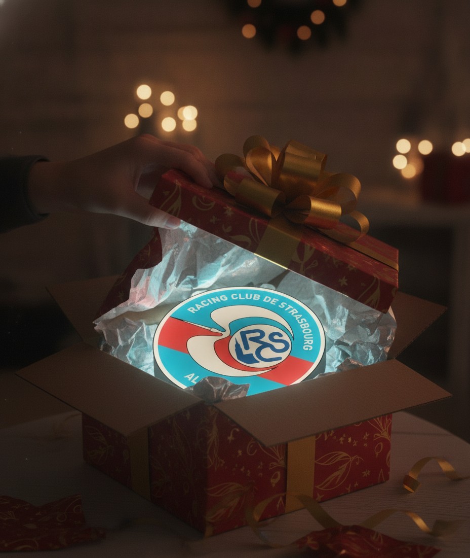RC Straßburg LED-Leuchtschild Wanddeko Fandeko Geschenk - Mockup