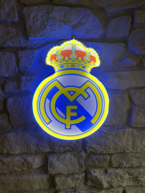Real Madrid LED-Beleuchtung batteriebetrieben