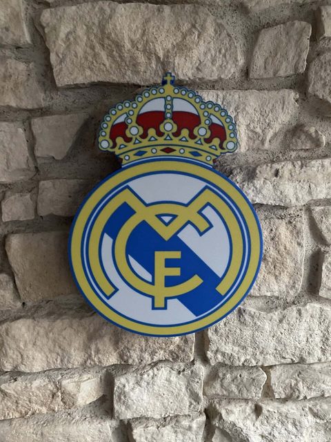 Real Madrid Fan-Geschenk LED-Lampe mit USB-Kabel