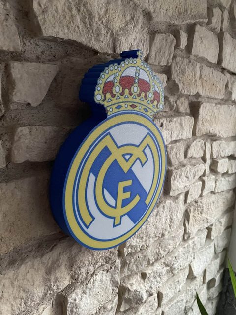 Real Madrid Wandlampe energieeffizient mit Logo