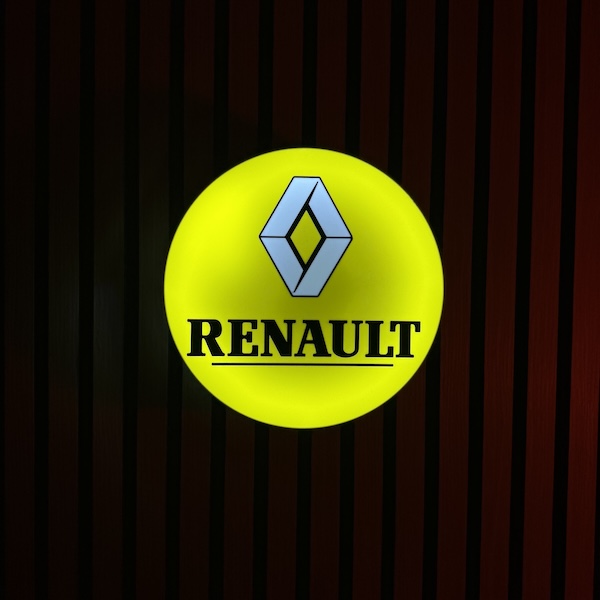 Renault LED-Leuchtschild Wanddeko Autodeko Geschenk
