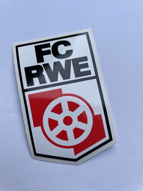 Rot-Weiß Erfurt Aufkleber Set mit 5 Hochglanz Stickern in verschiedenen Größen