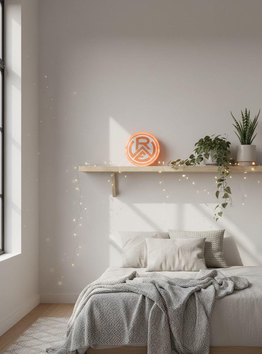 Rot-Weiss Essen LED-Leuchtschild - Mockup