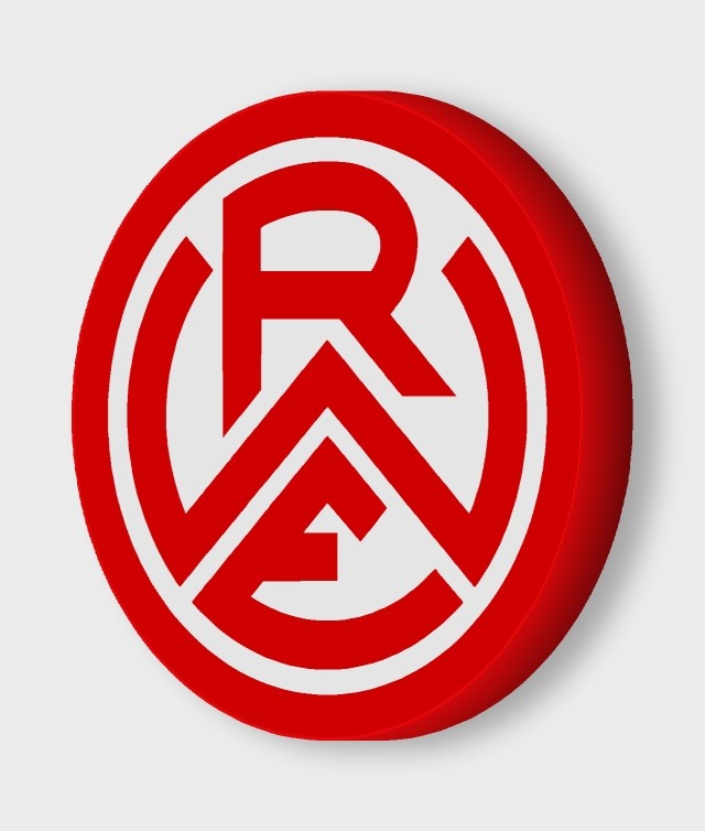 Rot-Weiss Essen LED-Leuchtschild ausgeschaltet