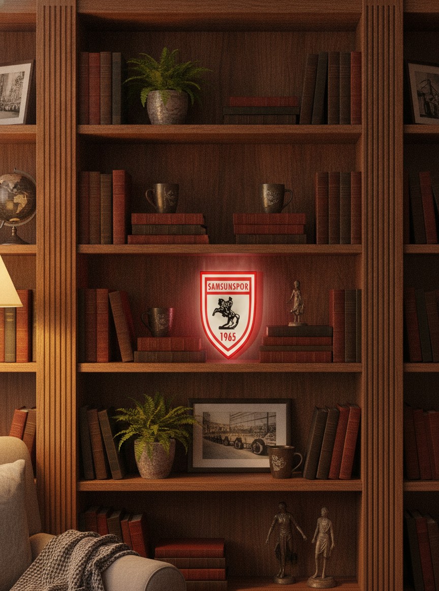 Samsunspor LED-Leuchtschild Wanddeko Fandeko Geschenk - Mockup
