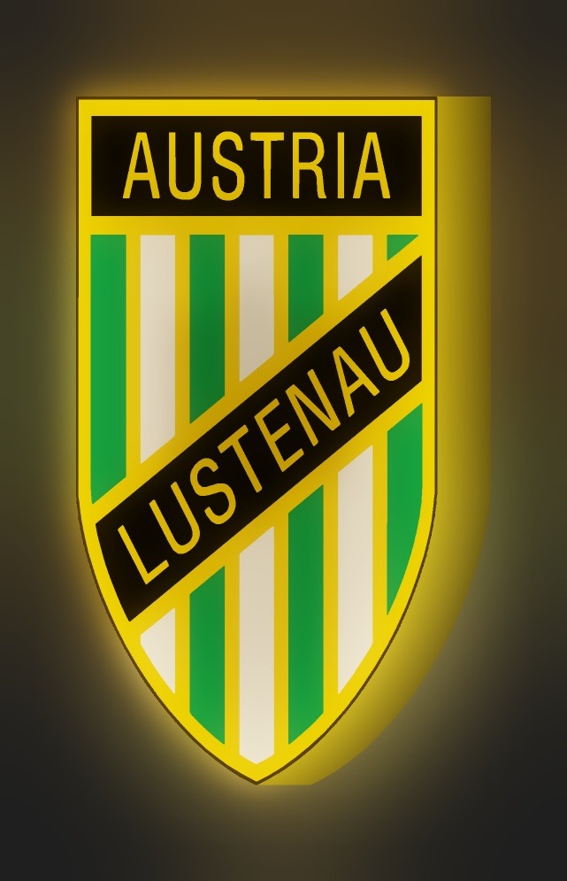 SC Austria Lustenau LED-Leuchtschild leuchtend