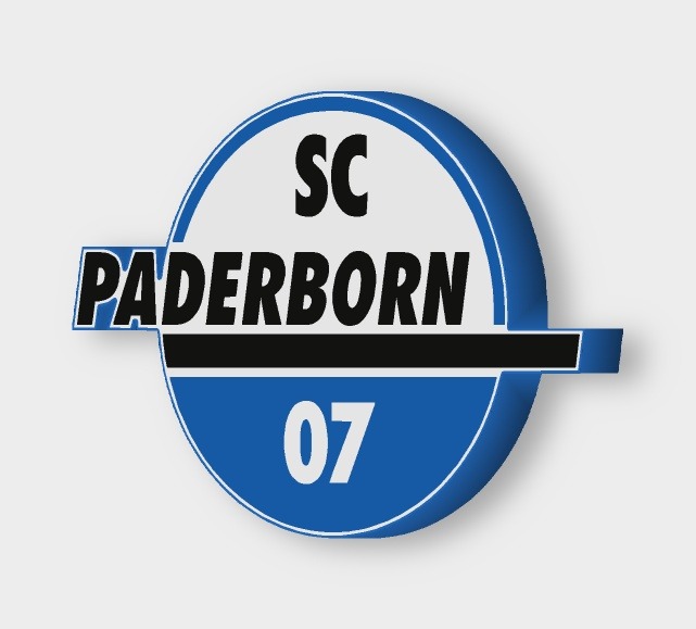 SC Paderborn 07 LED-Leuchtschild ausgeschaltet