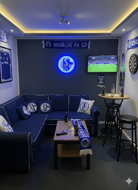 S04 Fan LED Leuchtschild Ambiente