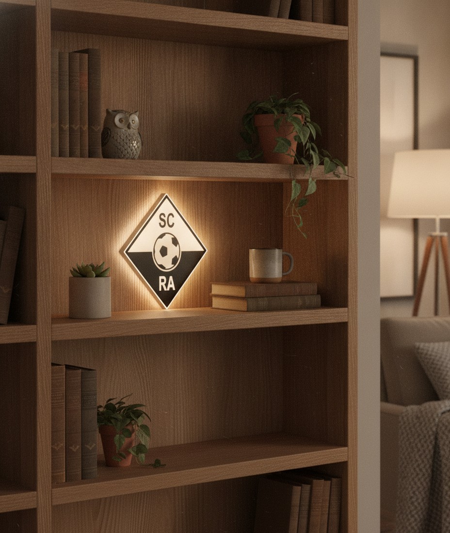SCR Altach LED-Leuchtschild Wanddeko Fandeko Geschenk - Mockup
