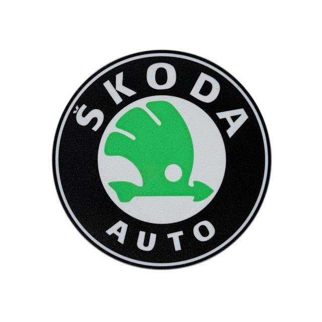 Skoda LED-Leuchtschild Wanddeko Autodeko Geschenk