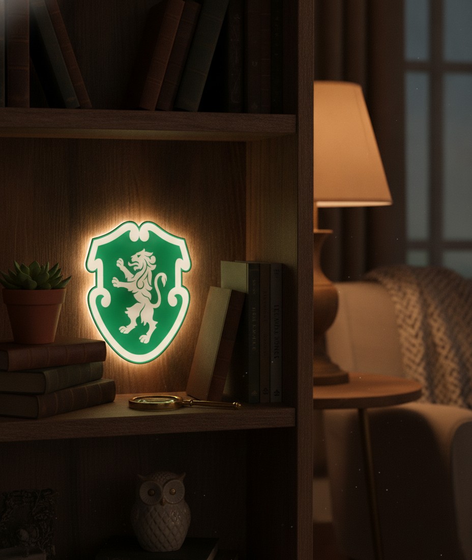 Sporting Lissabon LED-Leuchtschild Wanddeko Fandeko Geschenk - Mockup