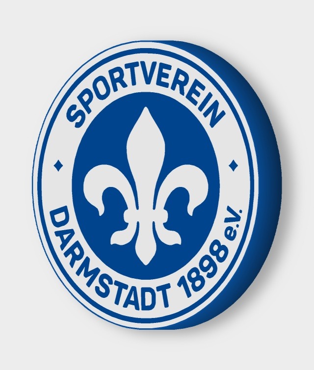 SV Darmstadt 98 LED-Leuchtschild ausgeschaltet