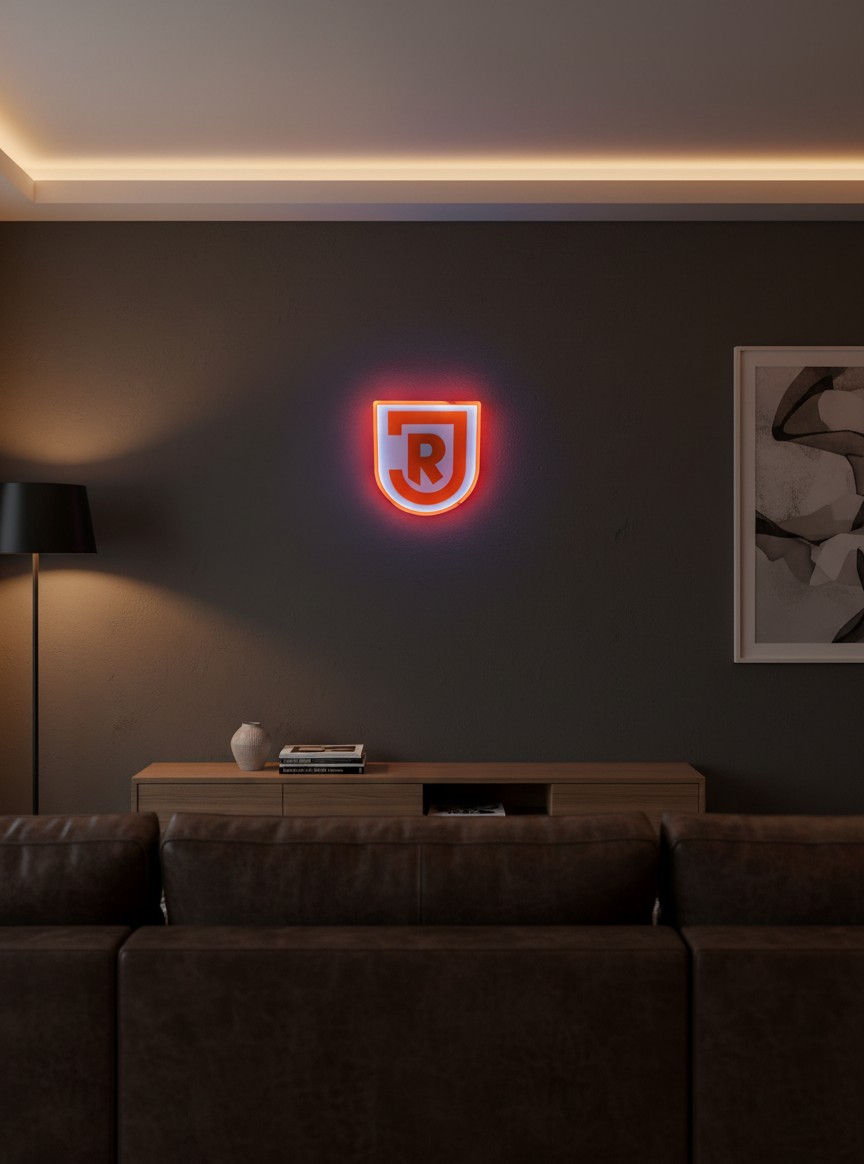 SSV Jahn Regensburg LED-Leuchtschild - Mockup