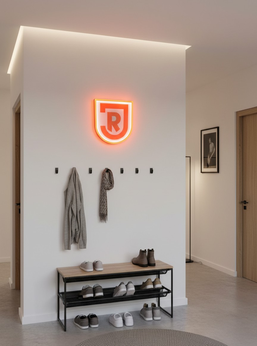 SSV Jahn Regensburg LED-Leuchtschild - Mockup