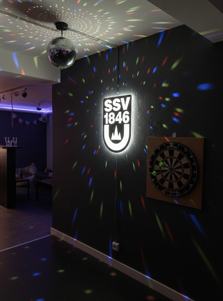 SSV Ulm 1846 LED-Leuchtschild - Mockup