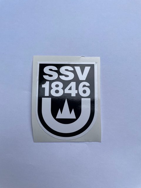 SSV Ulm 1846 Sticker Set mit 5 Hochglanz-Aufklebern in verschiedenen Größen