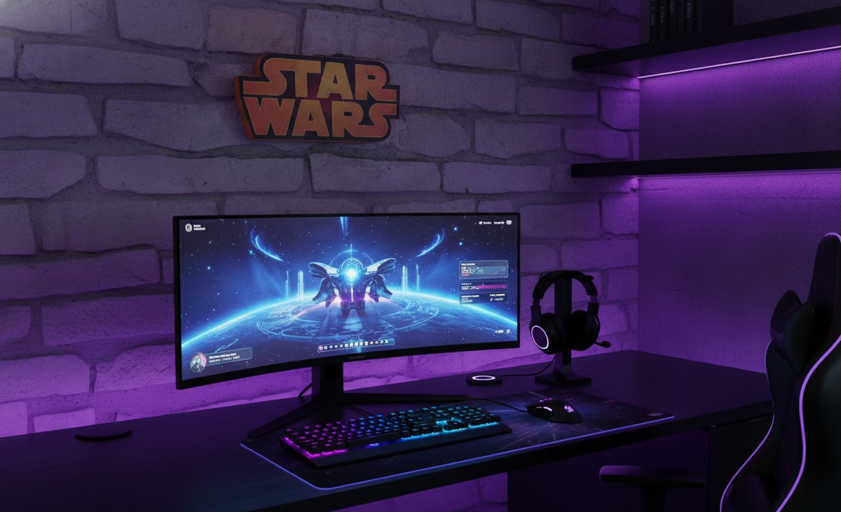 Star Wars LED-Leuchte - Mockup
