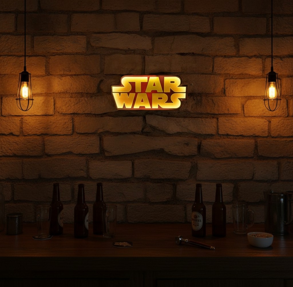 Star Wars LED-Leuchte - Mockup