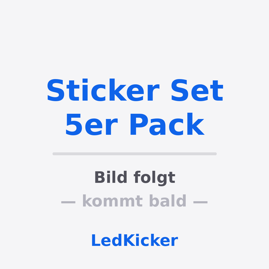 Abarth Sticker Set - Hochglanz Aufkleber 5er Pack